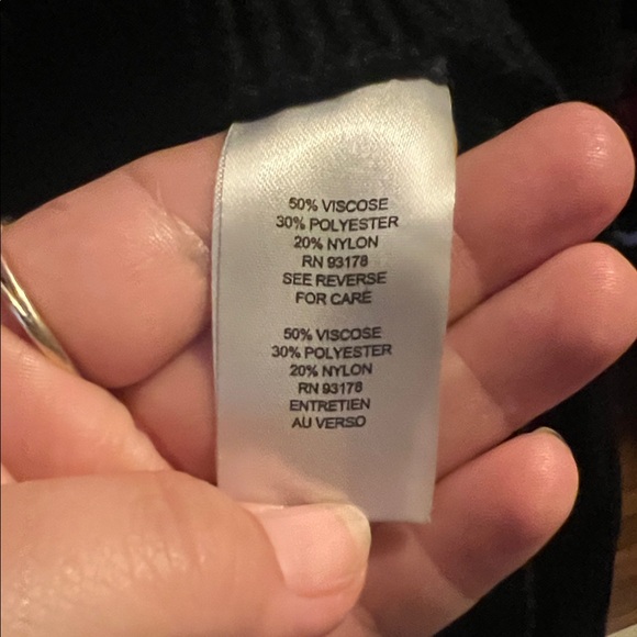 Tahari Women's Black Crewneck Sweater - Picture 2 of 4